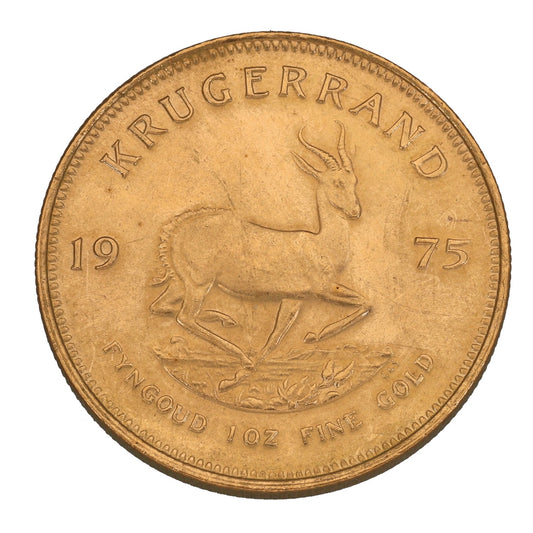22ct Gold 1 OZ Krugerrand Coin 1975