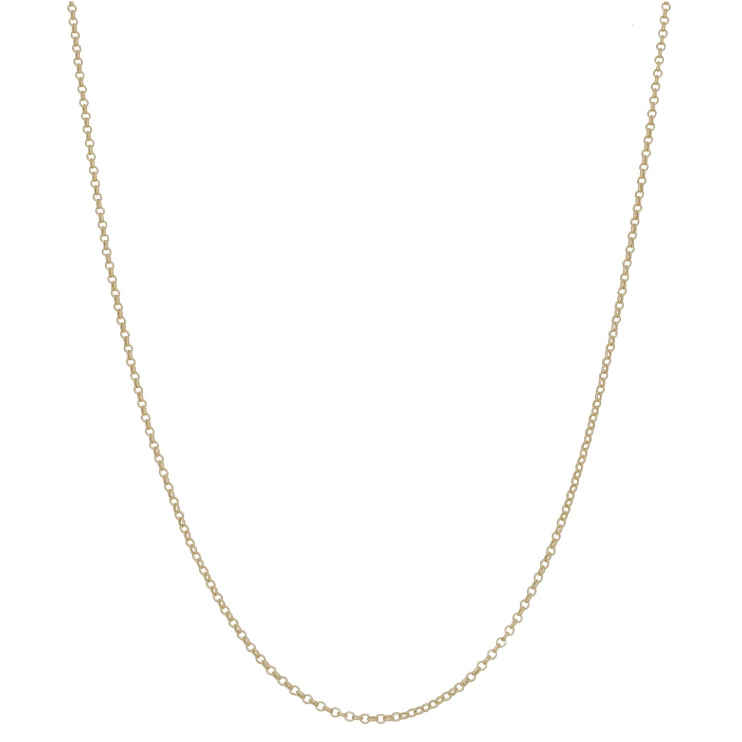 14ct Gold Ladies Belcher Chain 18"