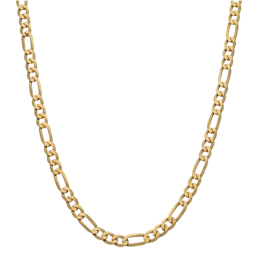 9ct Gold Figaro Chain 18"