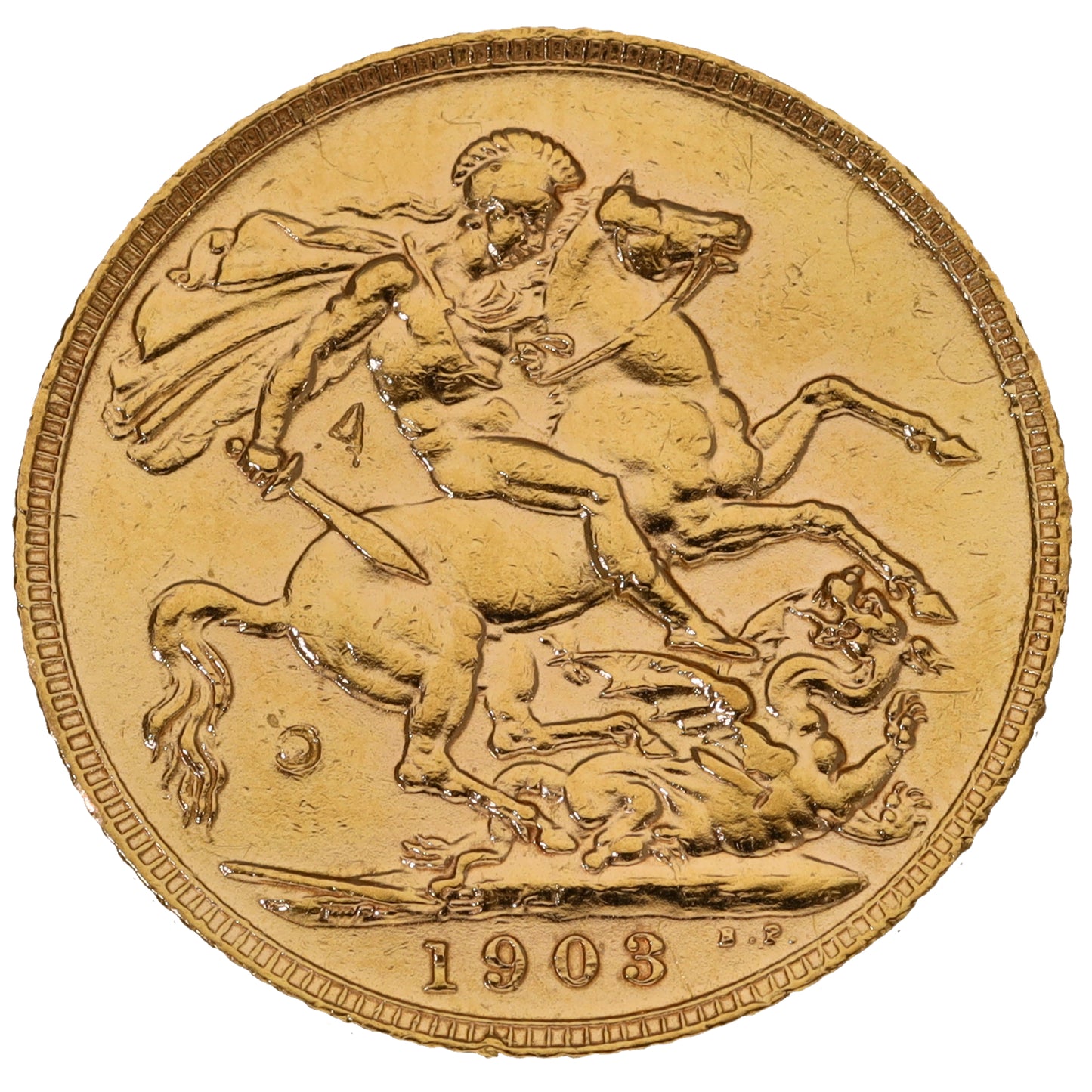 22ct Gold King Edward VII Full Sovereign Coin 1903