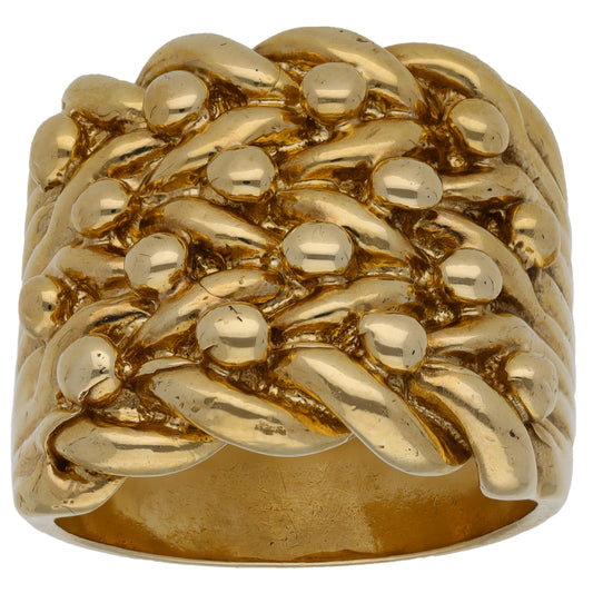9ct Gold Keeper Ring Size Z