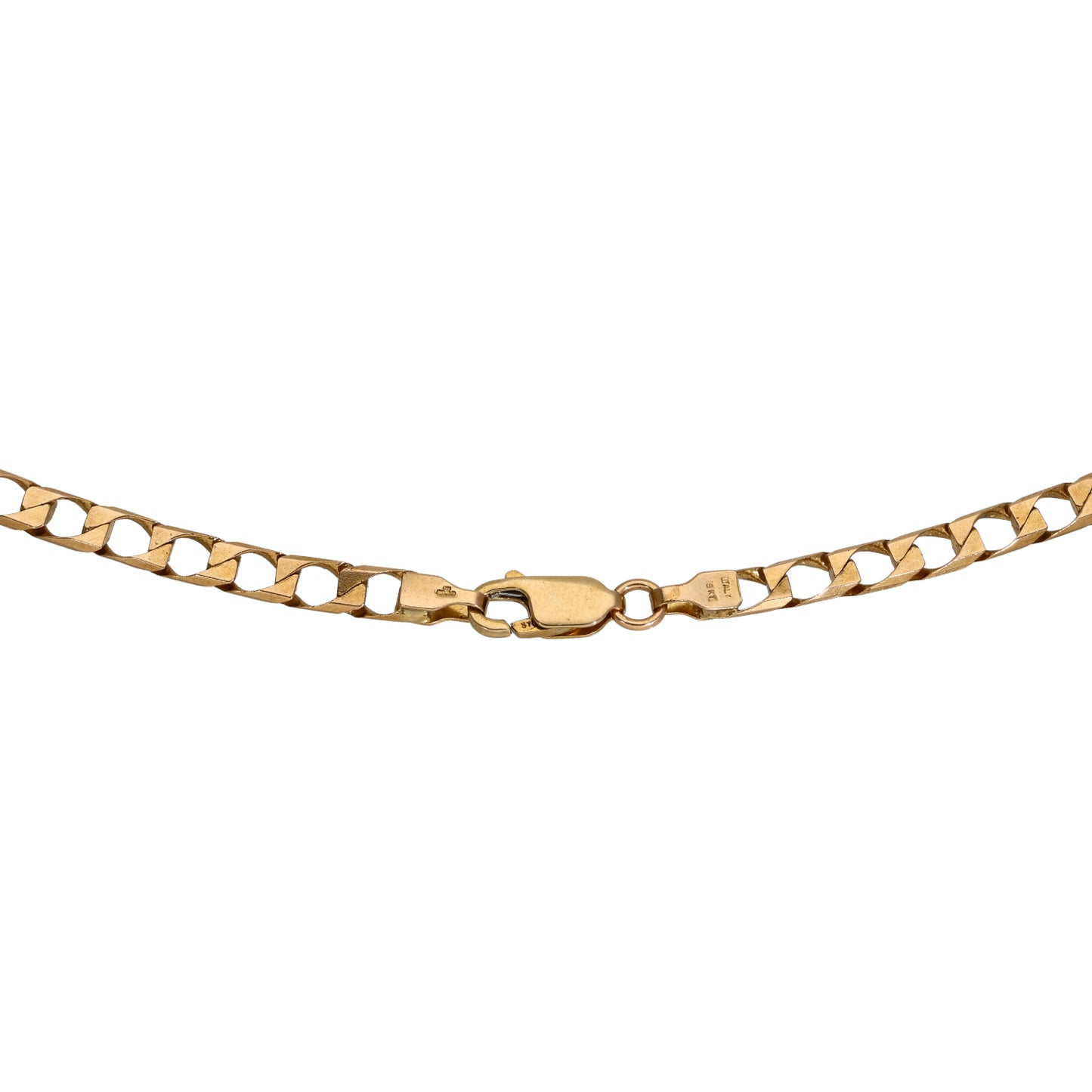 9ct Gold Curb Chain 20"