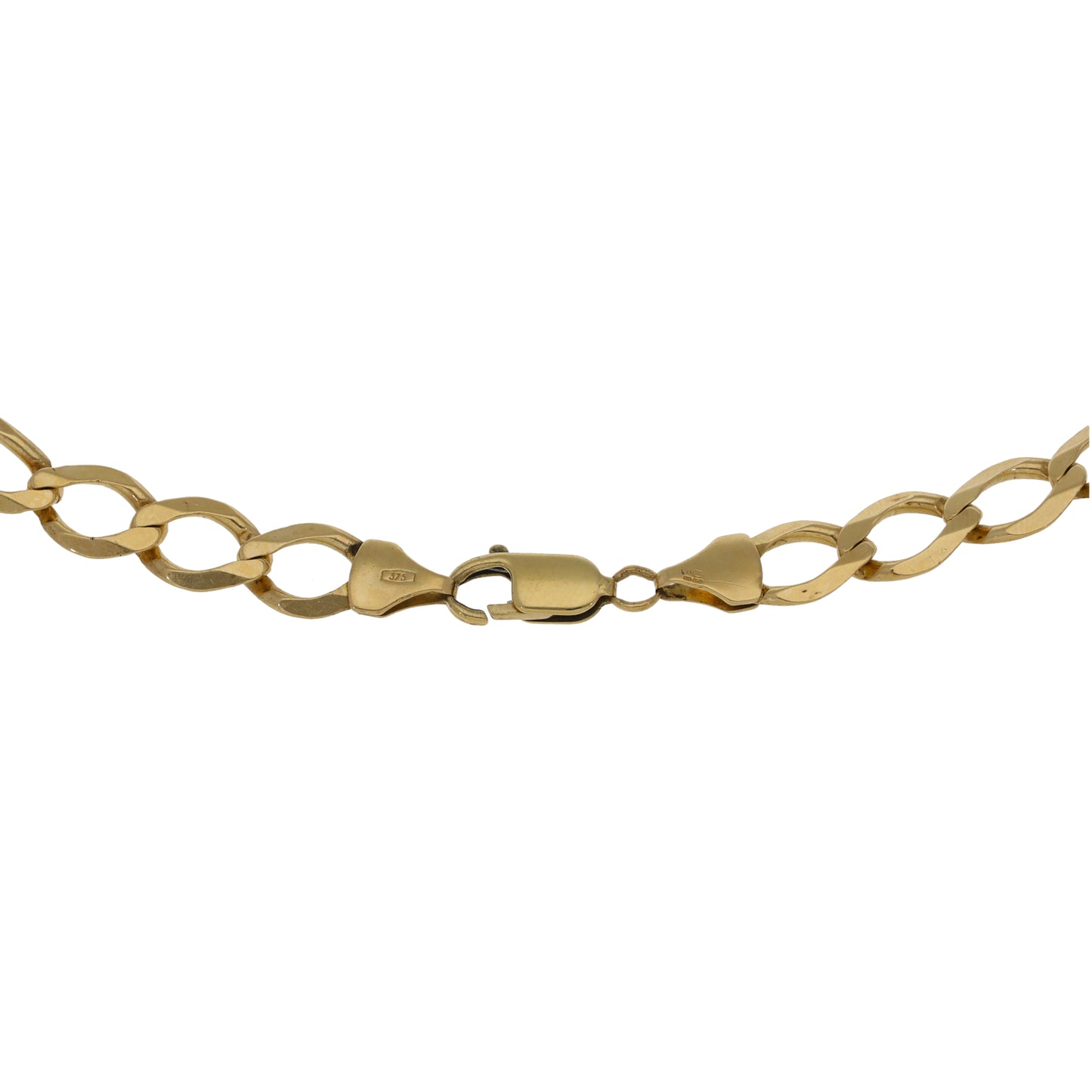 9ct Gold Curb Chain 24"
