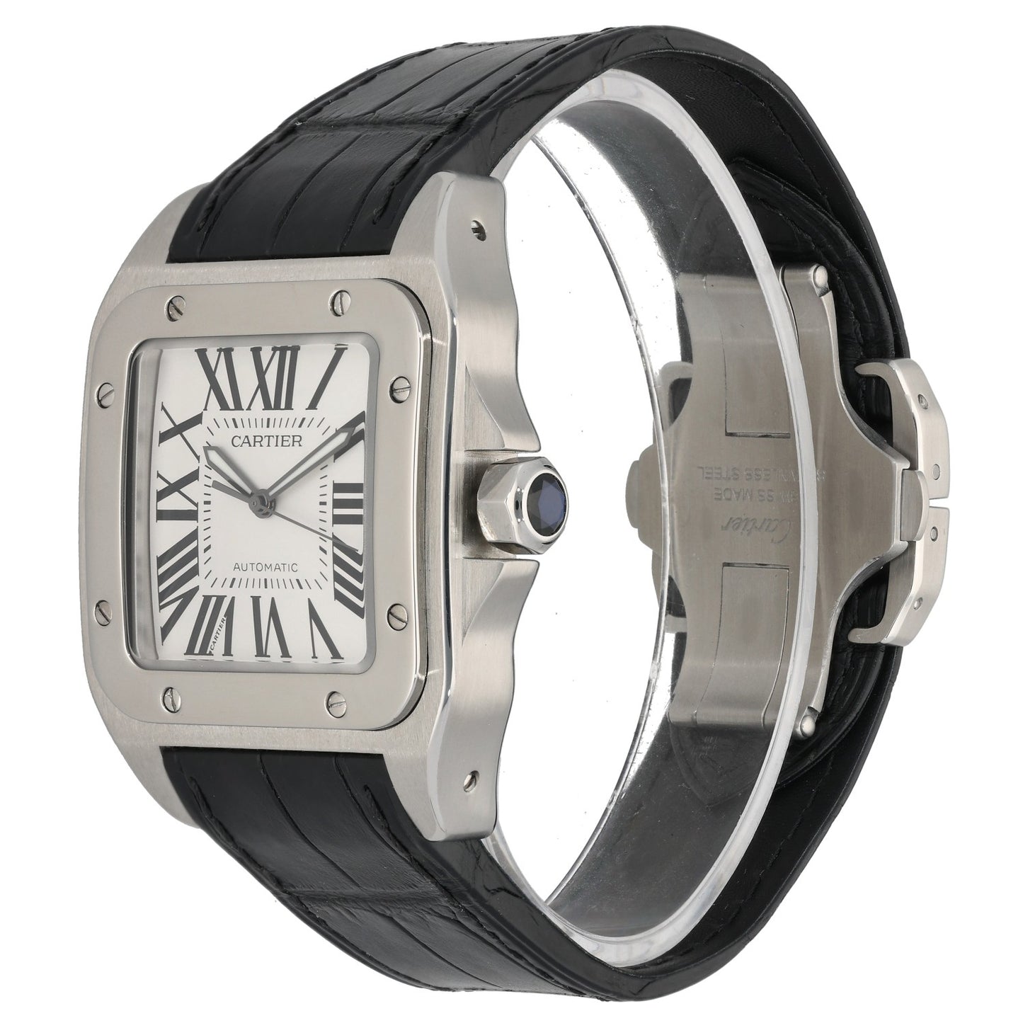 Cartier Santos 100 W20073X8 38mm Stainless Steel Watch