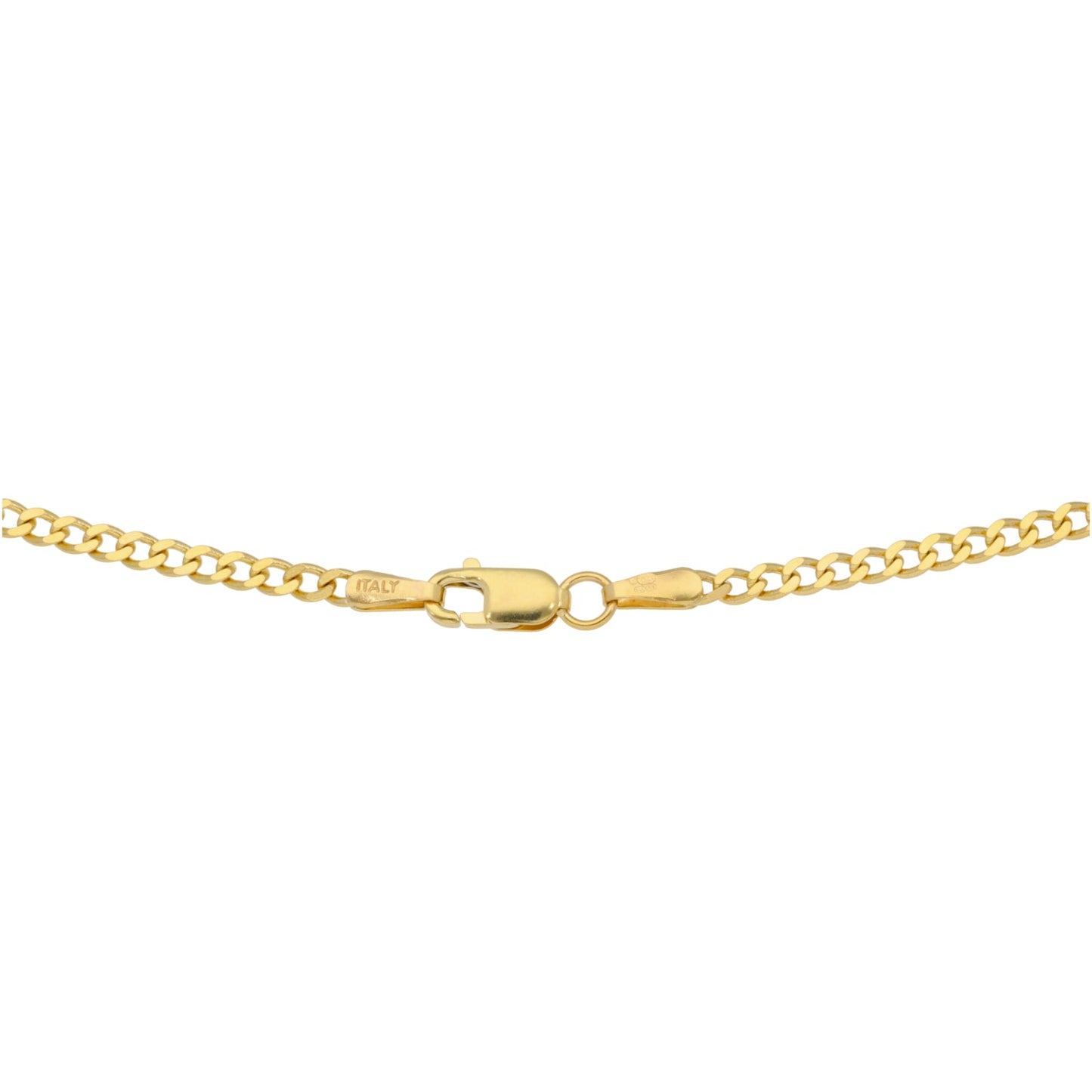 9ct Gold Curb Chain 18"