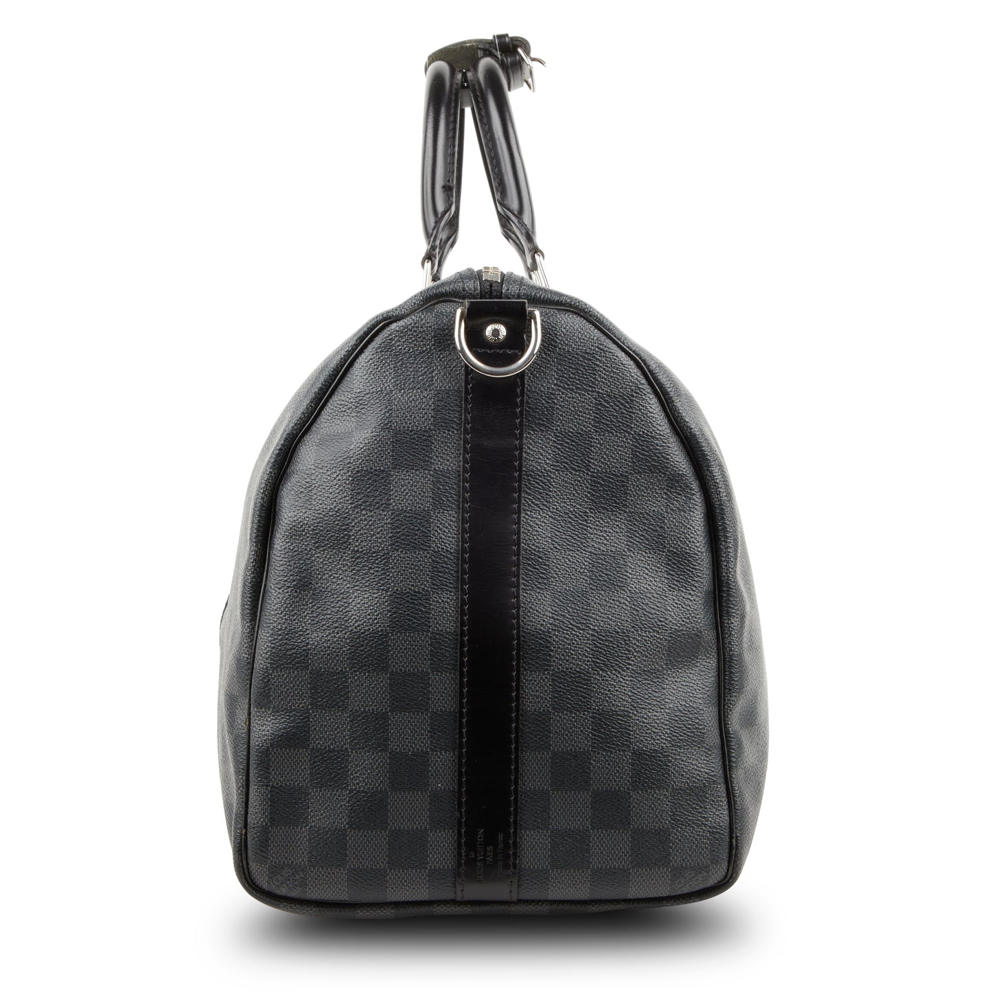 Louis Vuitton Keepall Bandoulière 45 Damier Graphite Coated Canvas Bag - Black