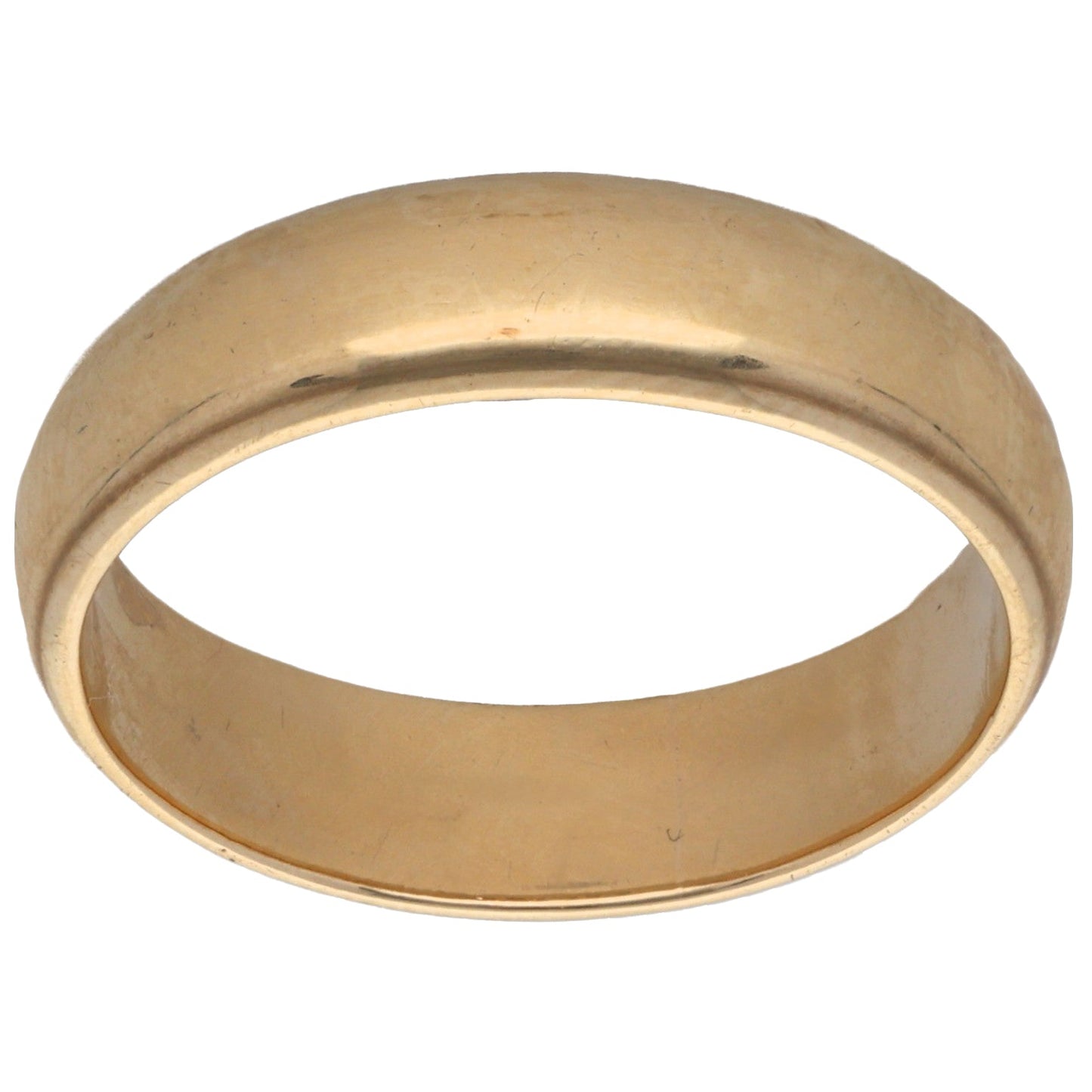 9ct Gold Plain Wedding Ring Size Q