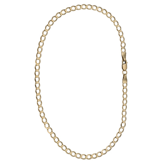 9ct Gold Curb Anklet