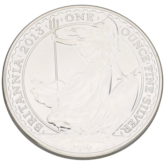 Fine Silver Queen Elizabeth II 1 OZ Britannia Coin 2013