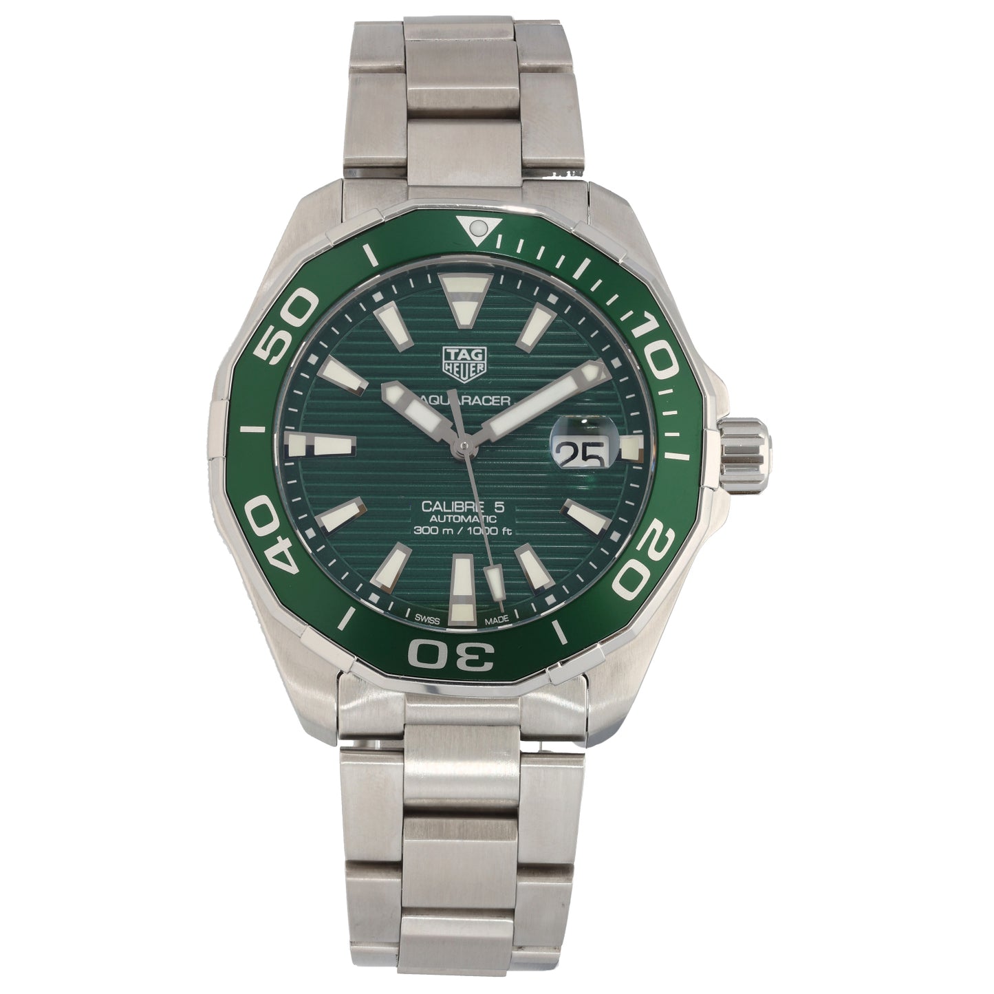Tag Heuer Aquaracer WAY201S-0 43mm Stainless Steel Watch