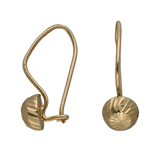 14ct Gold Drop Earrings