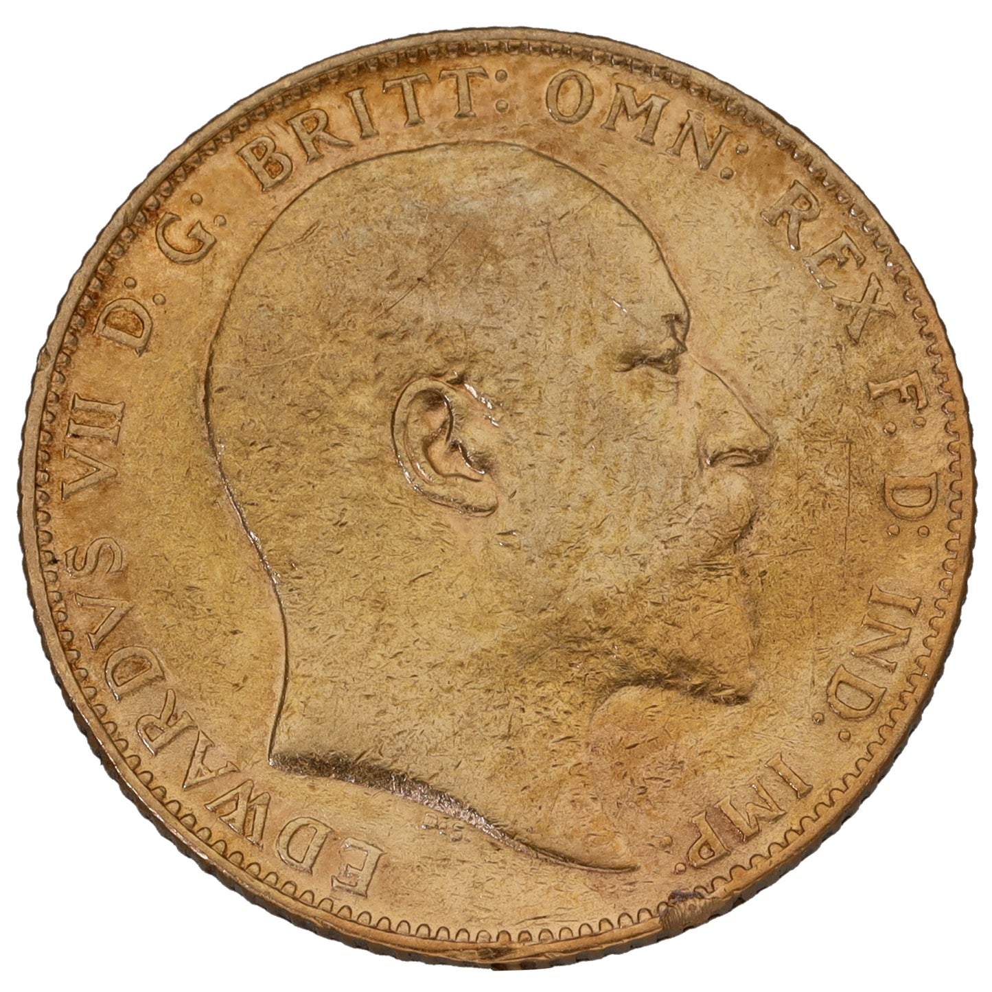 22ct Gold King Edward VII Full Sovereign Coin 1907