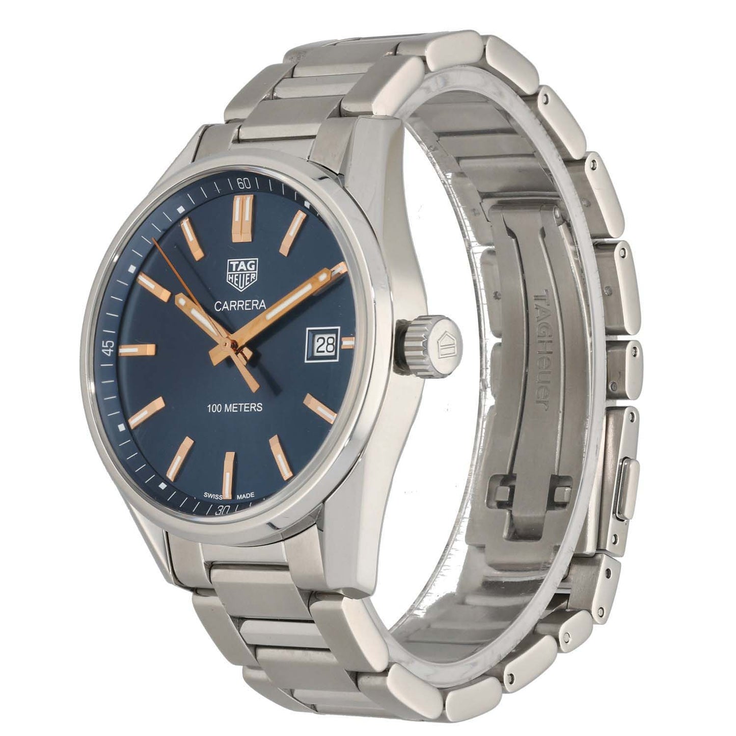 Tag Heuer Carrera WAR1112 39mm Stainless Steel Watch