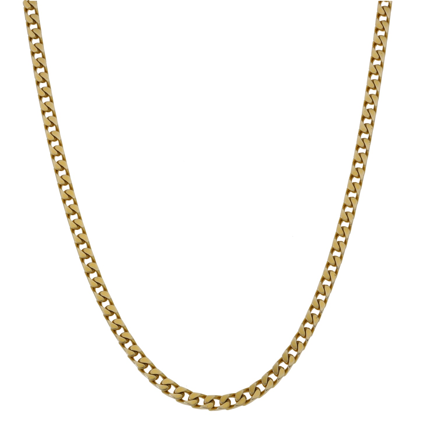9ct Gold Curb Chain 16"