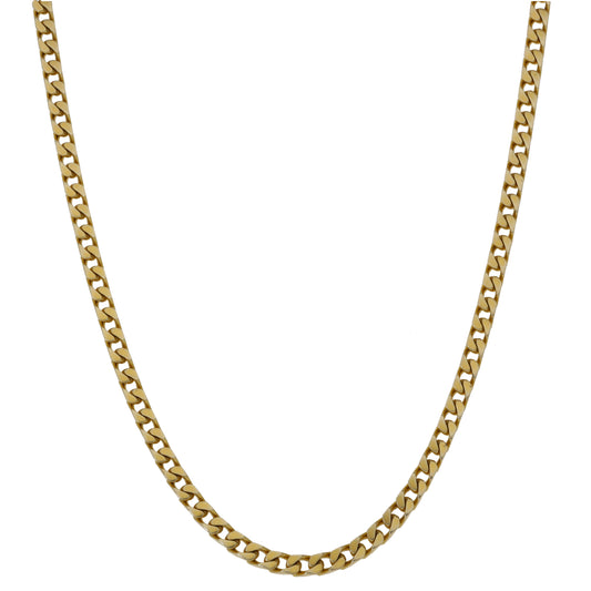 9ct Gold Curb Chain 16"