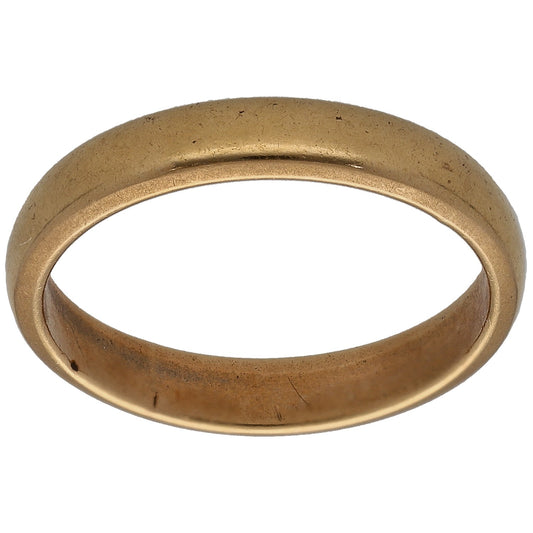 22ct Gold Plain Wedding Ring Size M