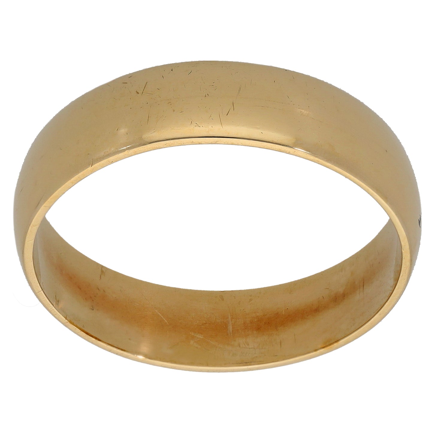 9ct Gold Plain Wedding Ring Size Z