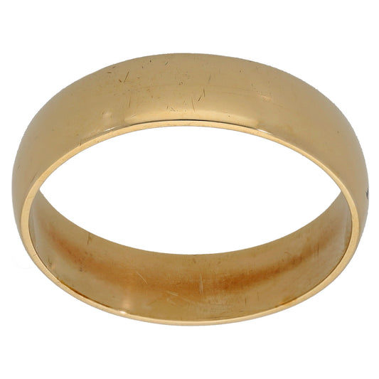 9ct Gold Plain Wedding Ring Size Z