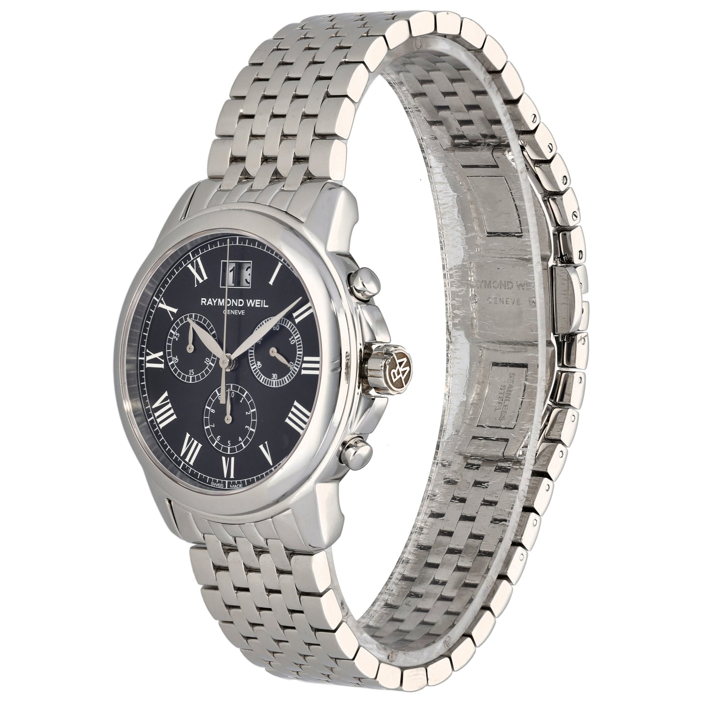 Raymond Weil Tradition 4476 38mm Stainless Steel Watch