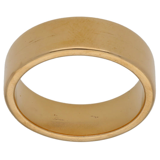 9ct Gold Plain Wedding Ring Size W