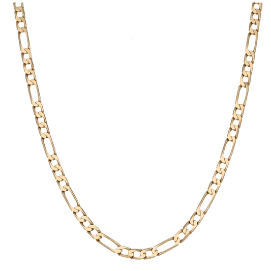 9ct Gold Figaro Chain 22"