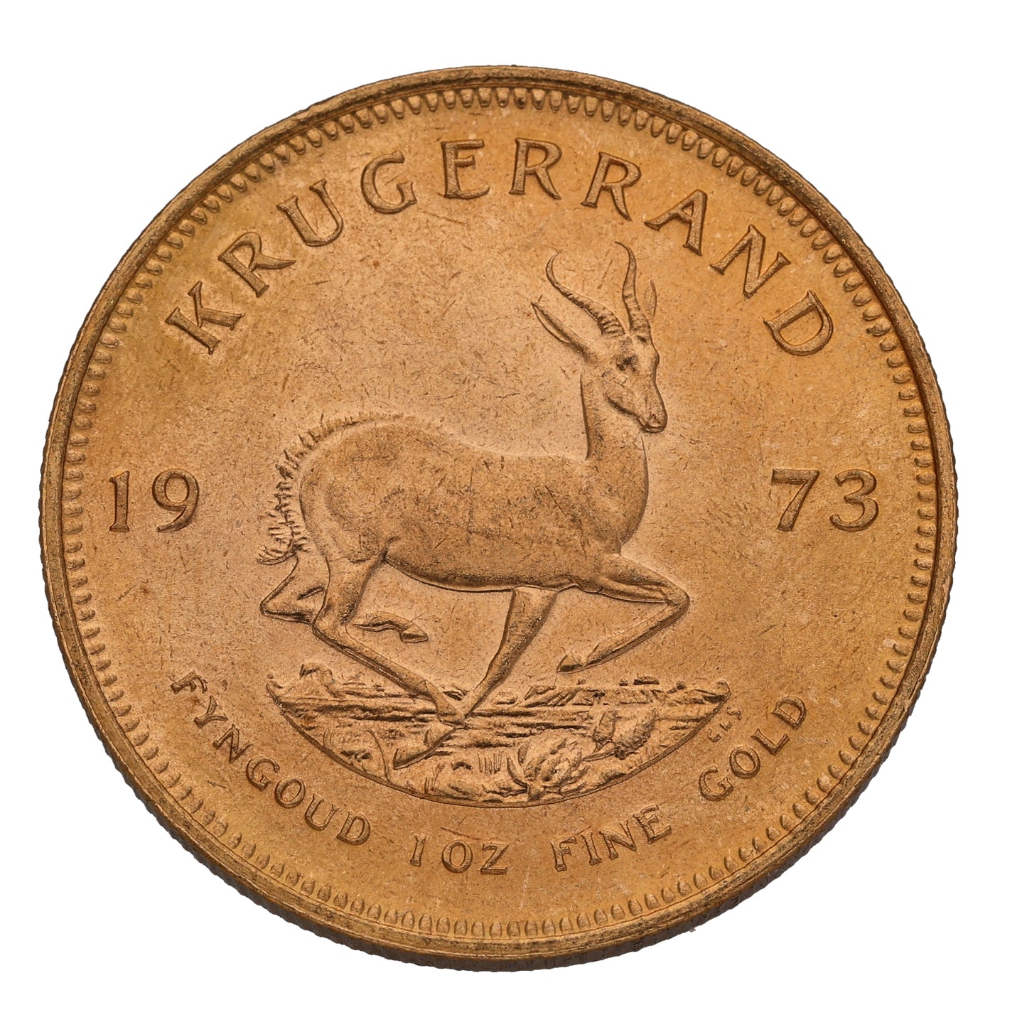 22ct Gold 1 OZ Krugerrand Coin 1973
