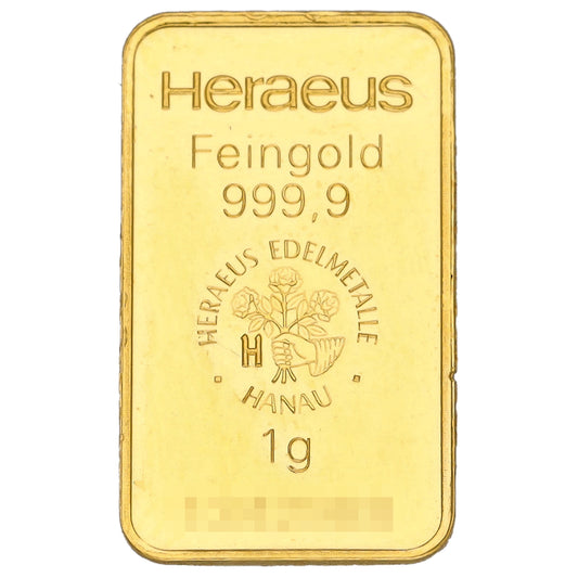 24ct 1g Gold Bar