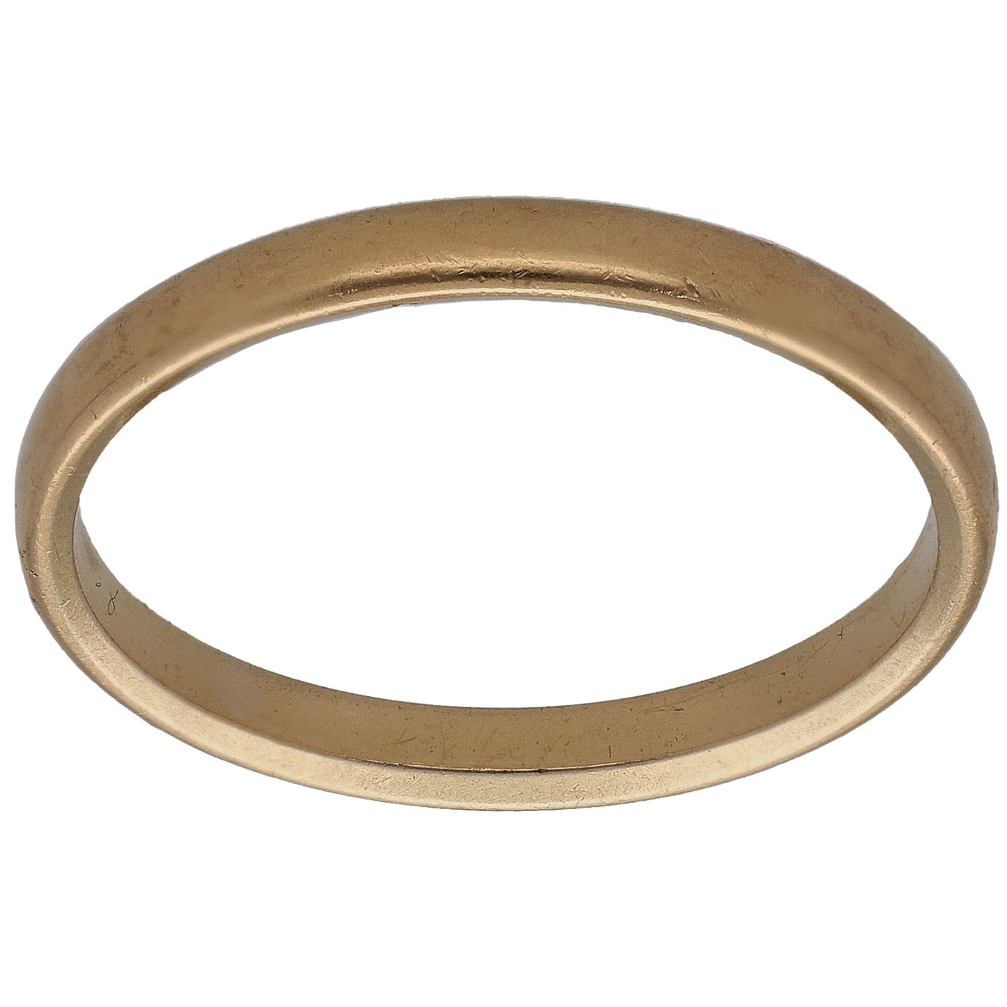 22ct Gold Plain Wedding Ring Size R