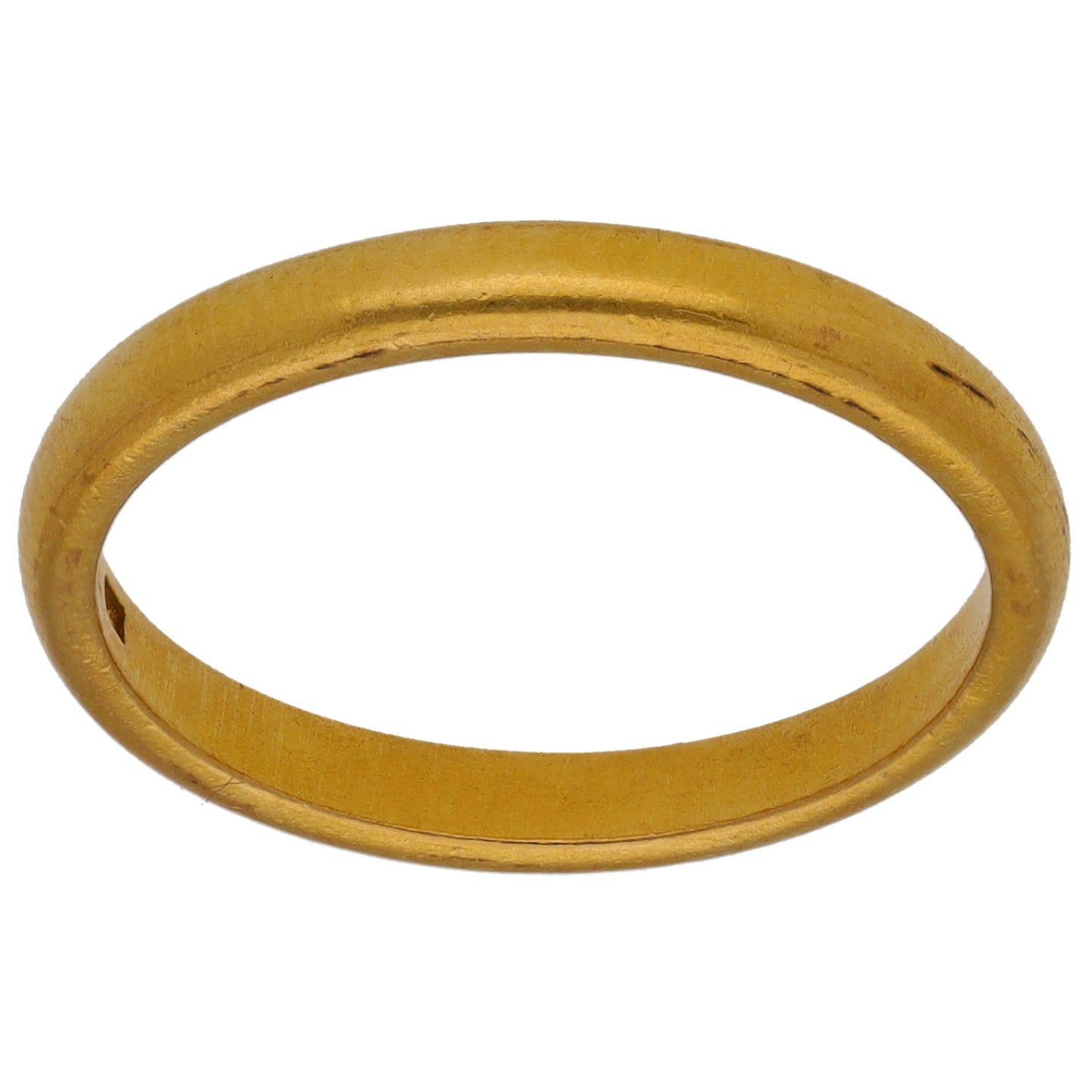 22ct Gold Plain Wedding Ring Size K