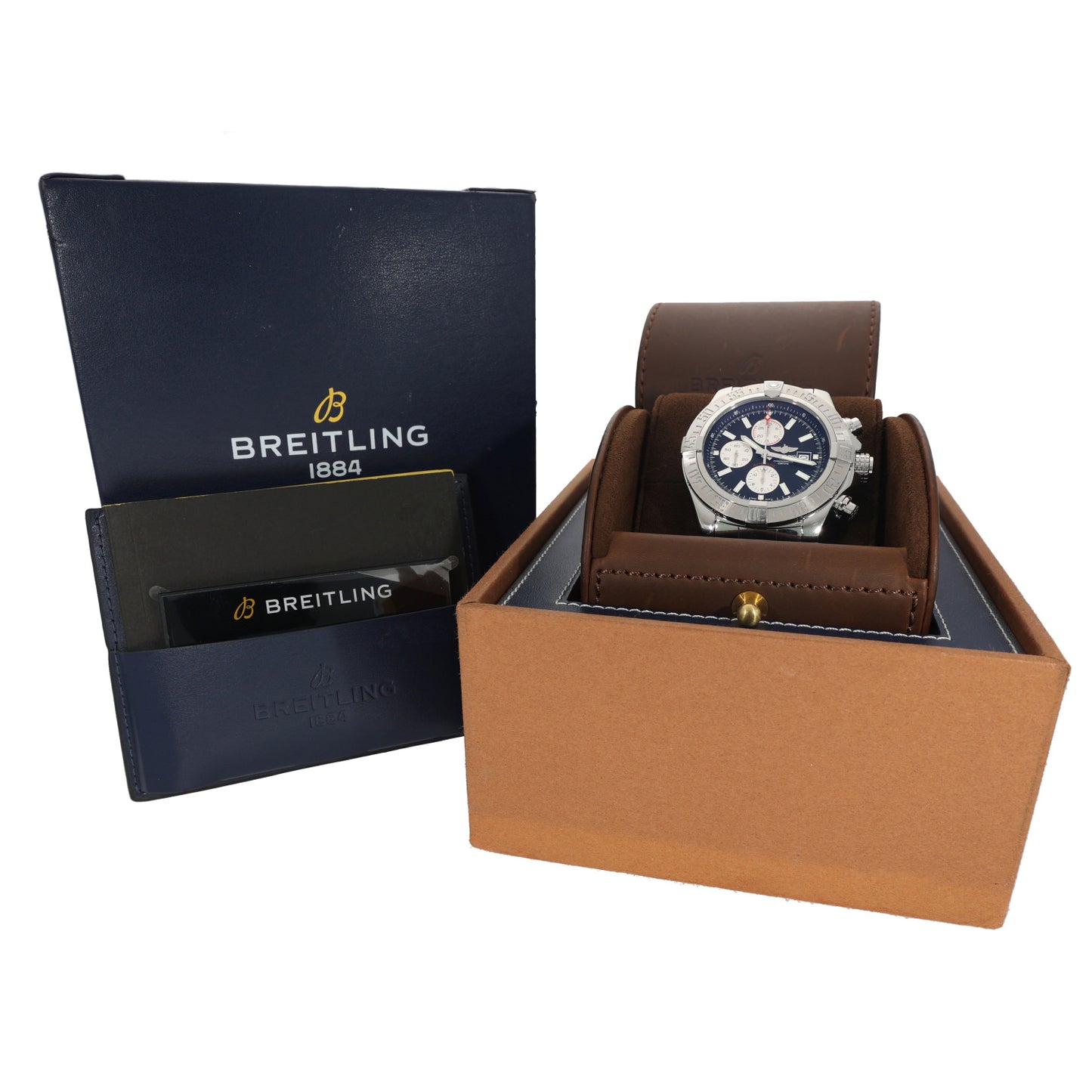 Breitling Super Avenger II A13371 48mm Stainless Steel Watch