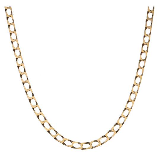 9ct Gold Curb Chain 20"