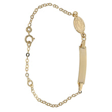 Load image into Gallery viewer, 9ct Gold Kids Madonna ID Curb Bracelet
