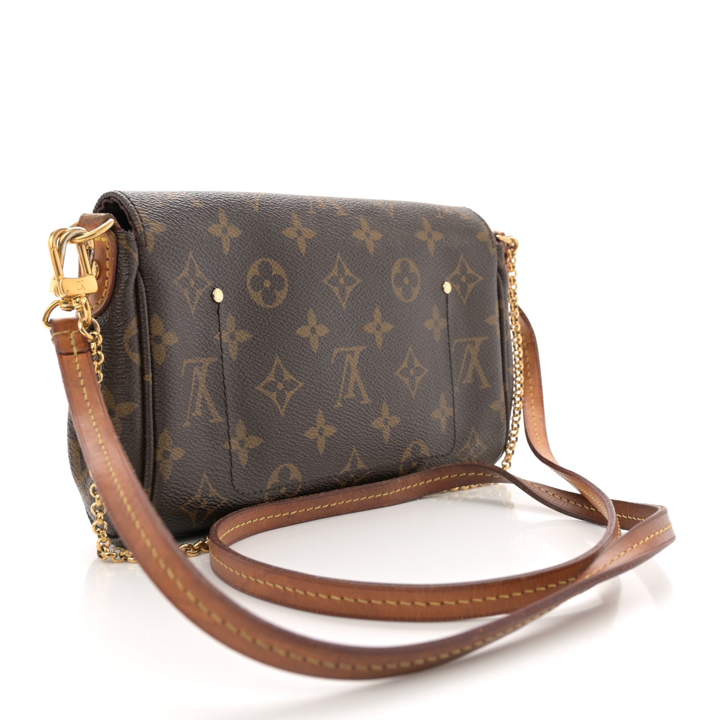 Louis Vuitton Favorite PM Monogram Coated Canvas Bag - Brown