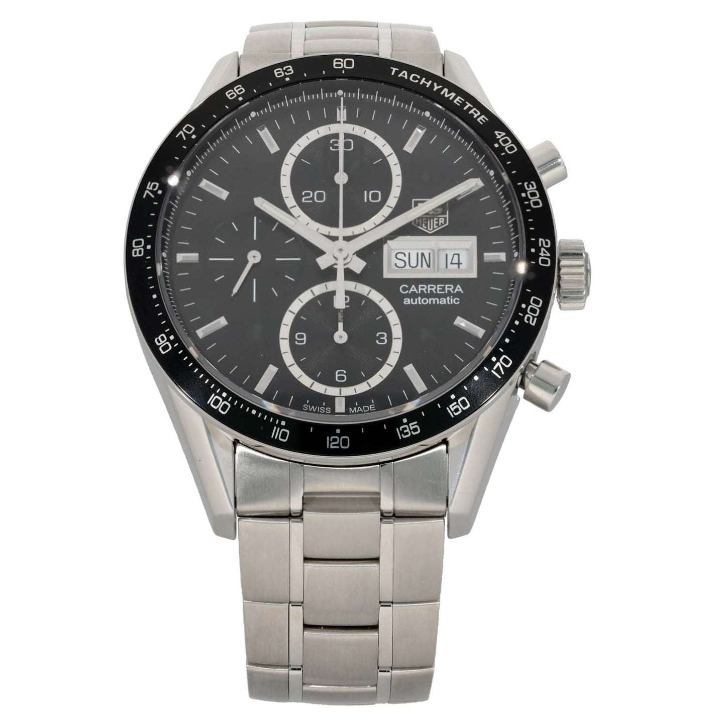 Tag Heuer Carrera CV201AG 41mm Stainless Steel Watch