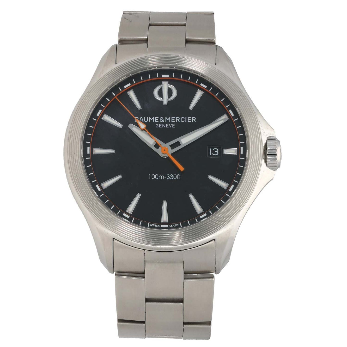 Baume Et Mercier Clifton Club 65841 42mm Stainless Steel Watch