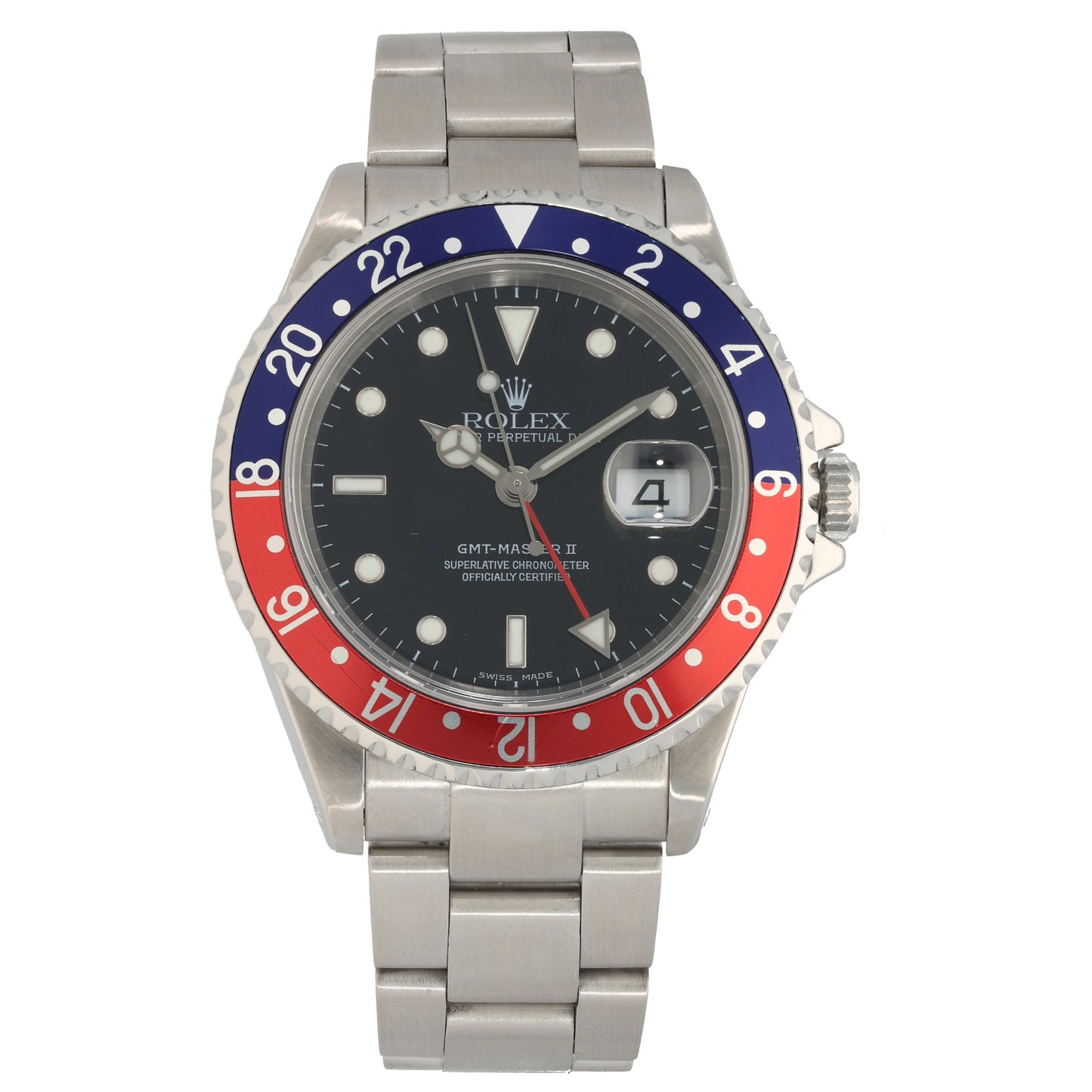 Rolex GMT Master II 16710 40mm Stainless Steel Watch