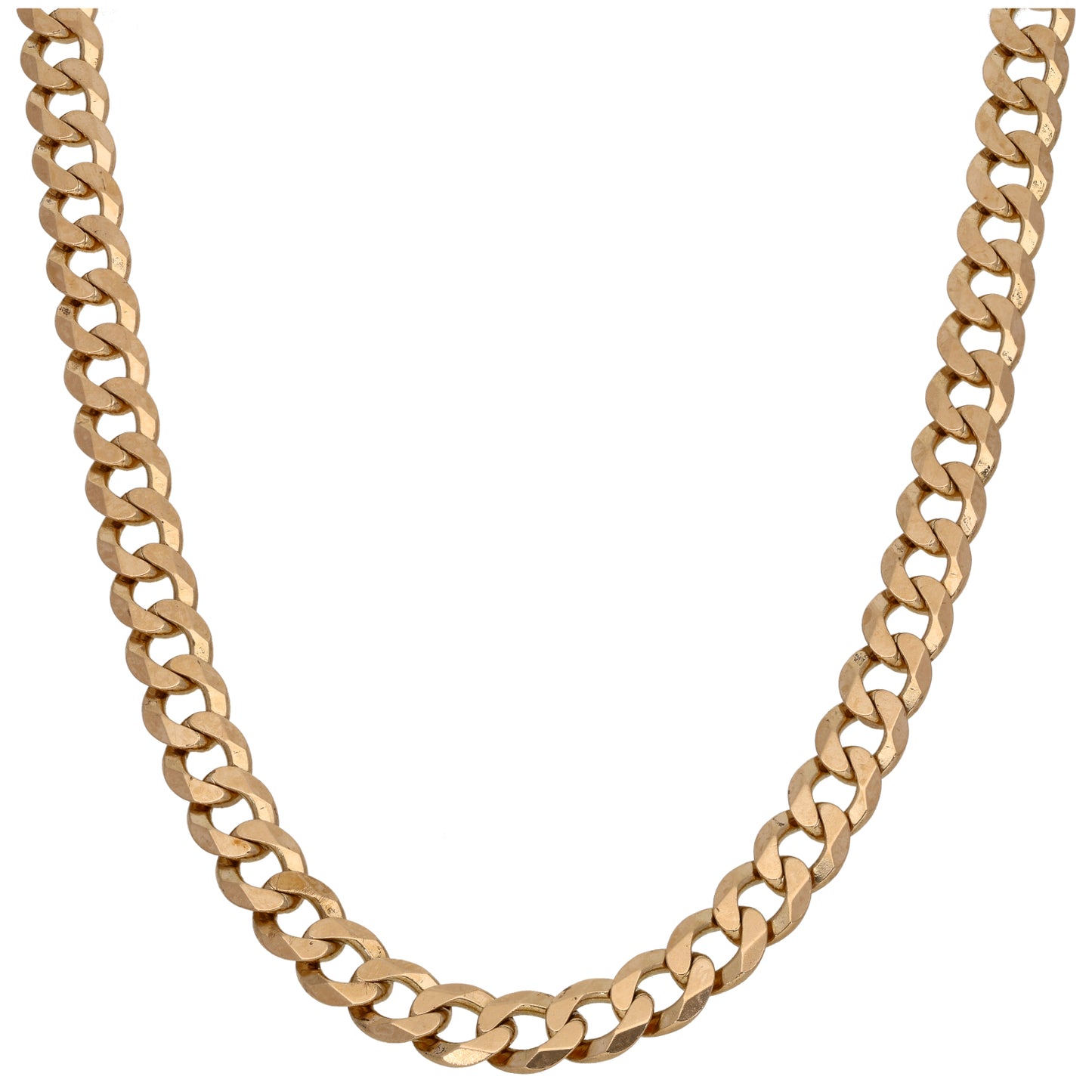 9ct Gold Curb Chain 20"