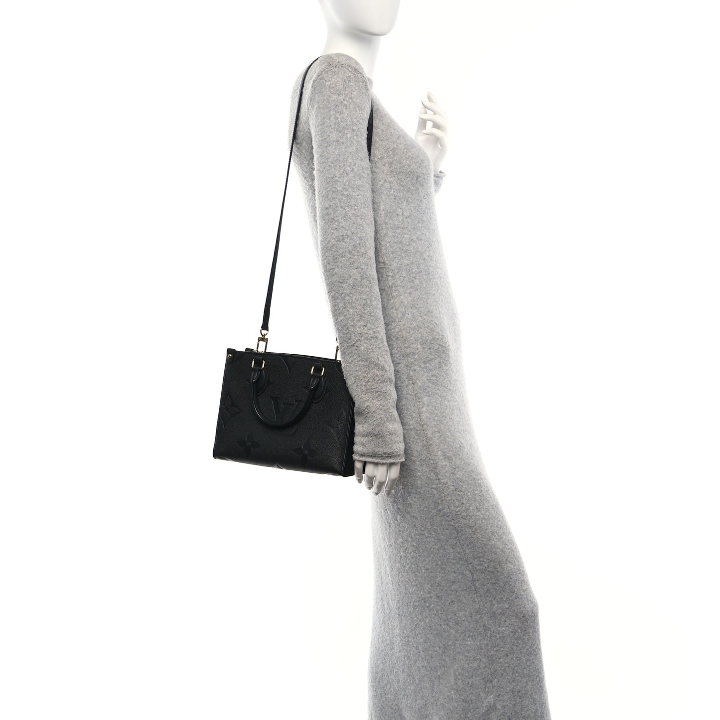 Louis Vuitton OnTheGo PM Empreinte Leather Bag - Black