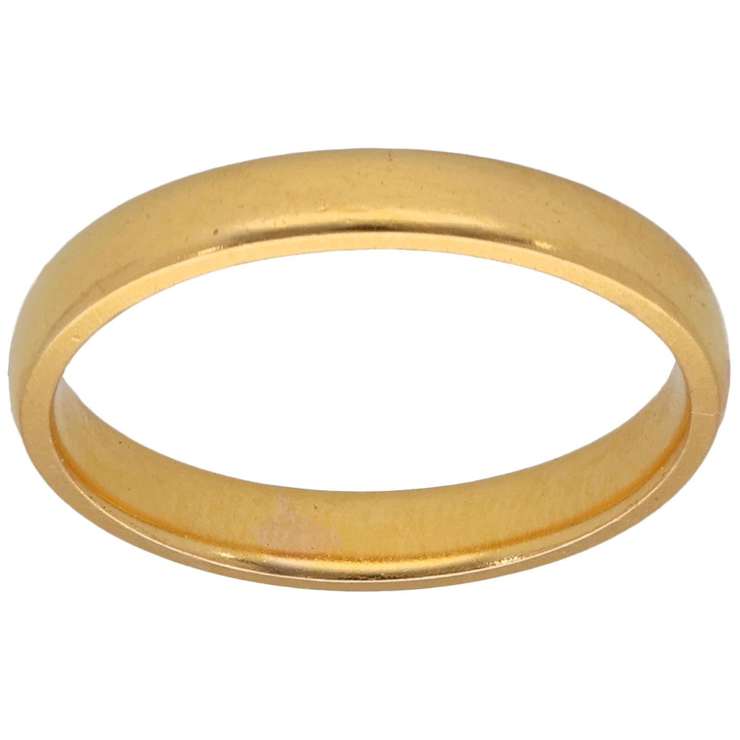 22ct Gold Plain Wedding Ring Size N