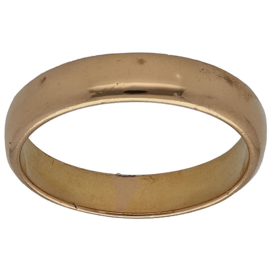 22ct Gold Plain Wedding Ring Size P