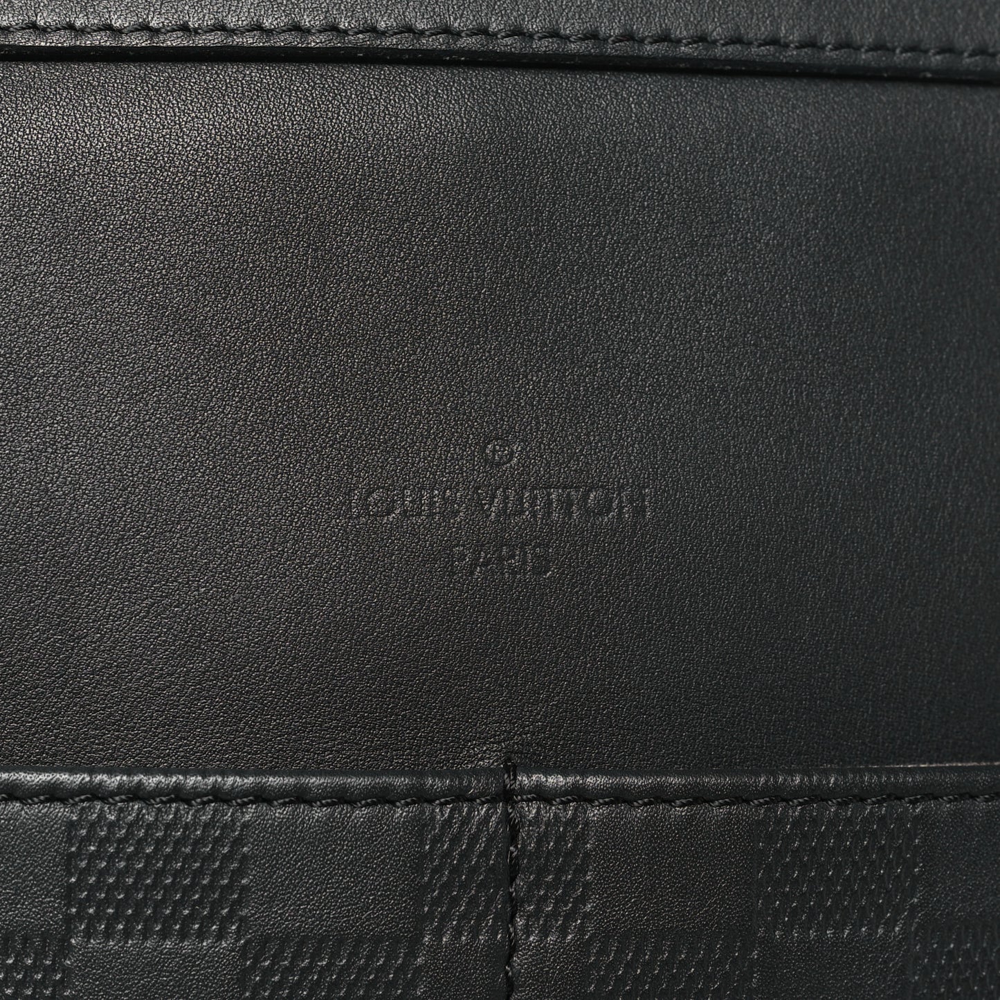 Louis Vuitton Calypso MM Messenger Damier Infini Leather Bag - Black
