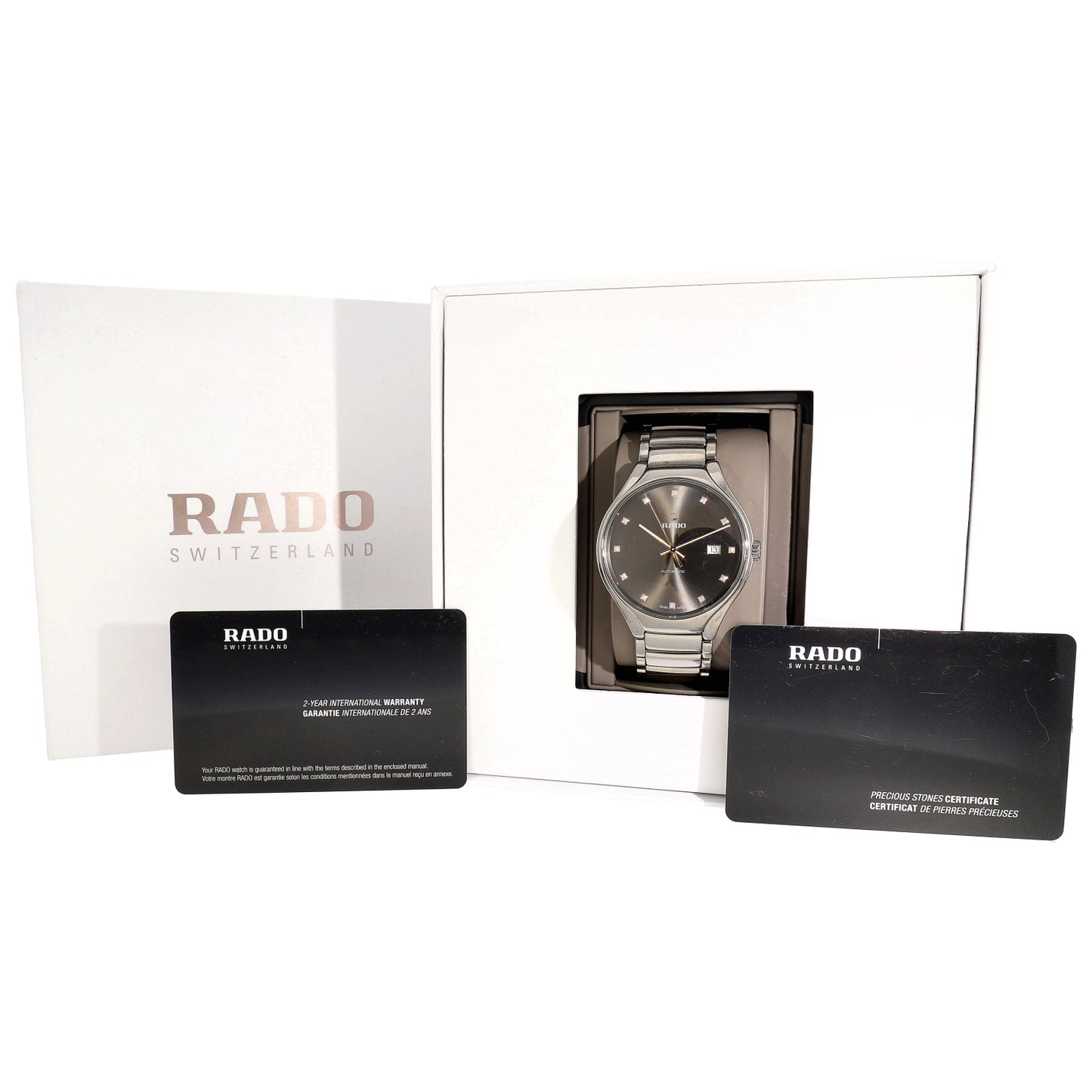 Rado True 763.0057.3 40mm Ceramic Watch