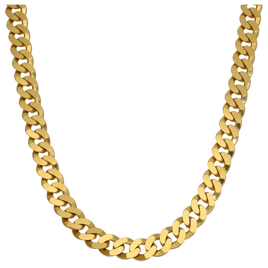 9ct Gold Curb Chain 20"