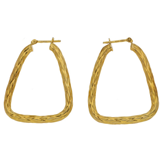 9ct Gold Hoop Earrings