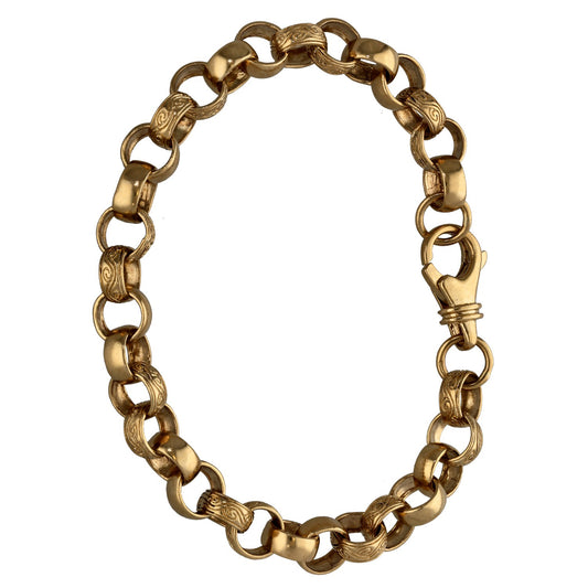 9ct Gold Belcher Bracelet