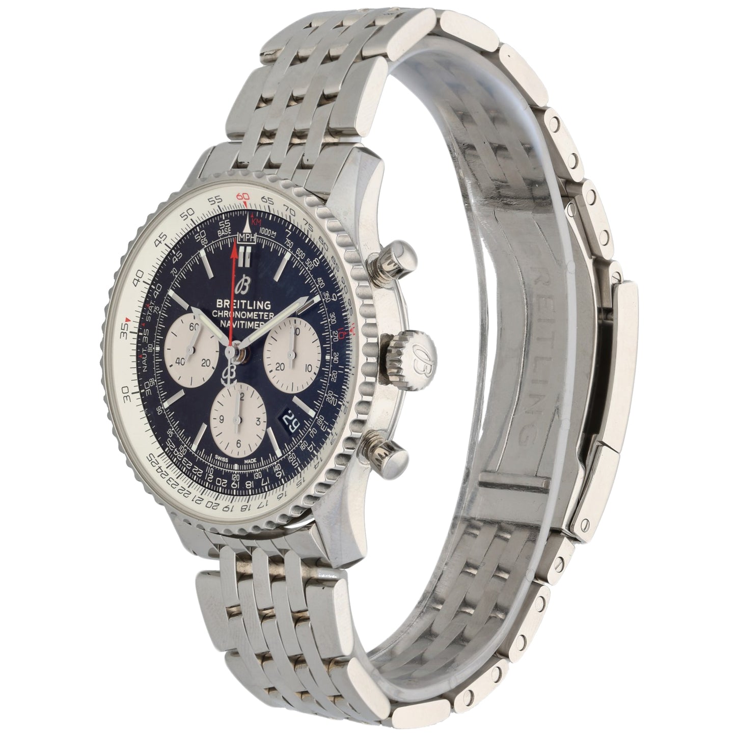Breitling Navitimer B01 AB0121 43mm Stainless Steel Watch