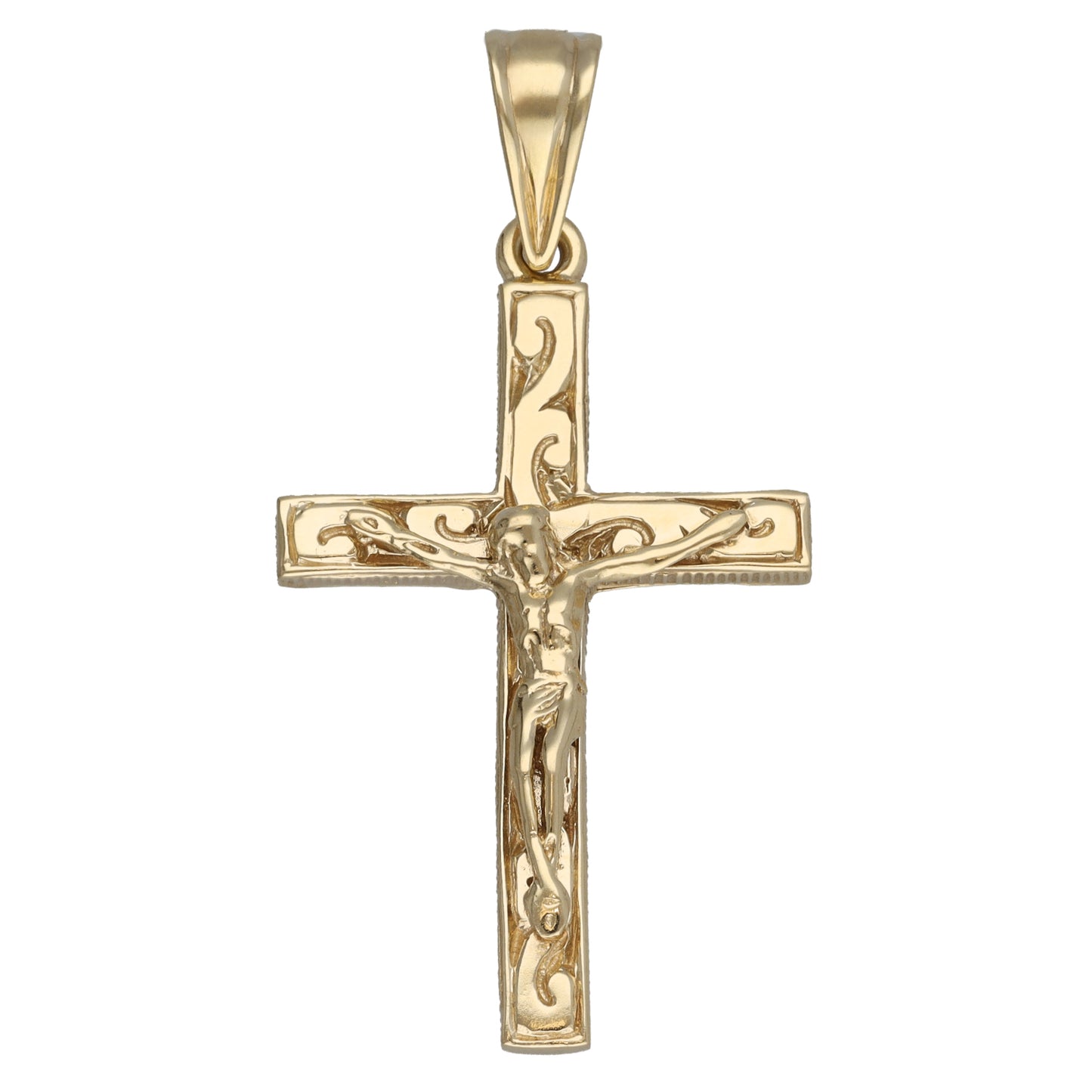 9ct Gold Crucifix Pendant