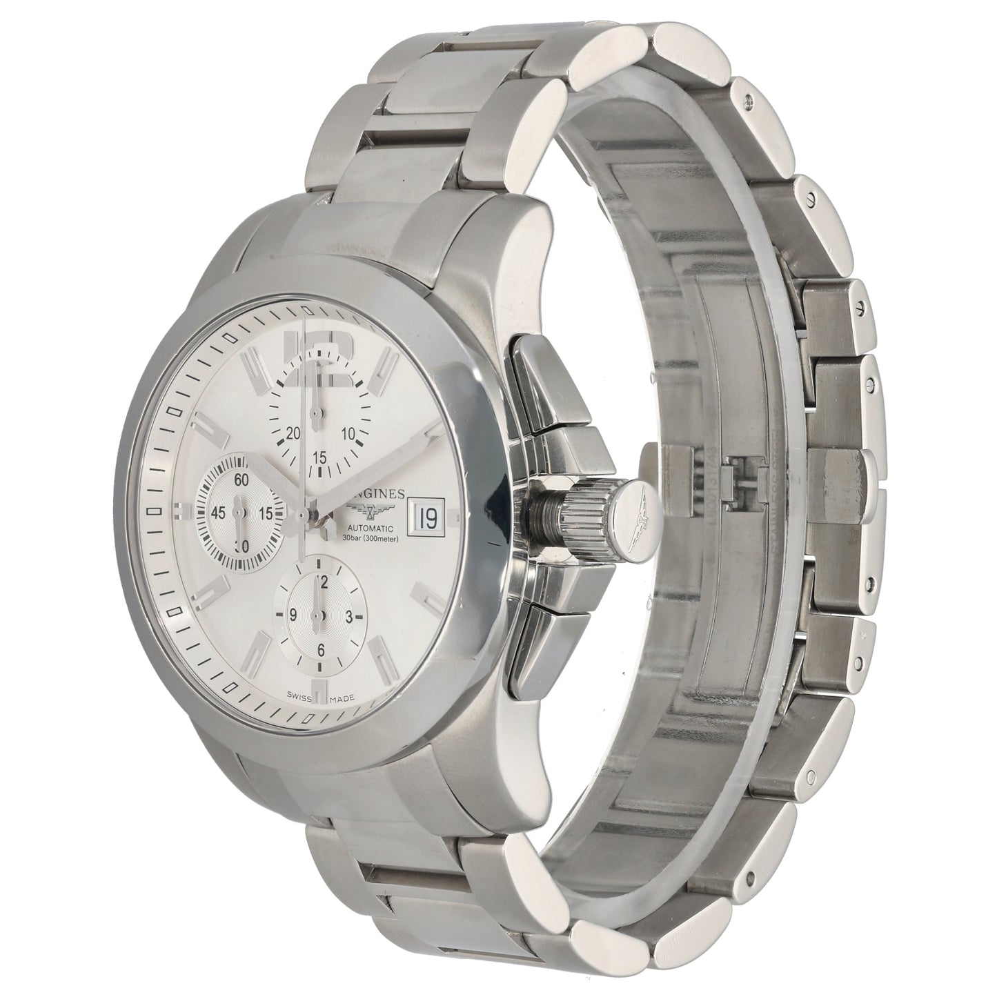 Longines Conquest L3.678.4.76.6 41mm Stainless Steel Watch