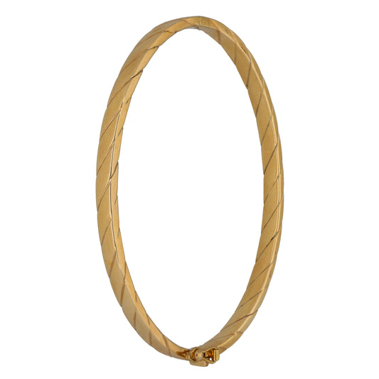 9ct Gold Hinged/Clasp Bangle