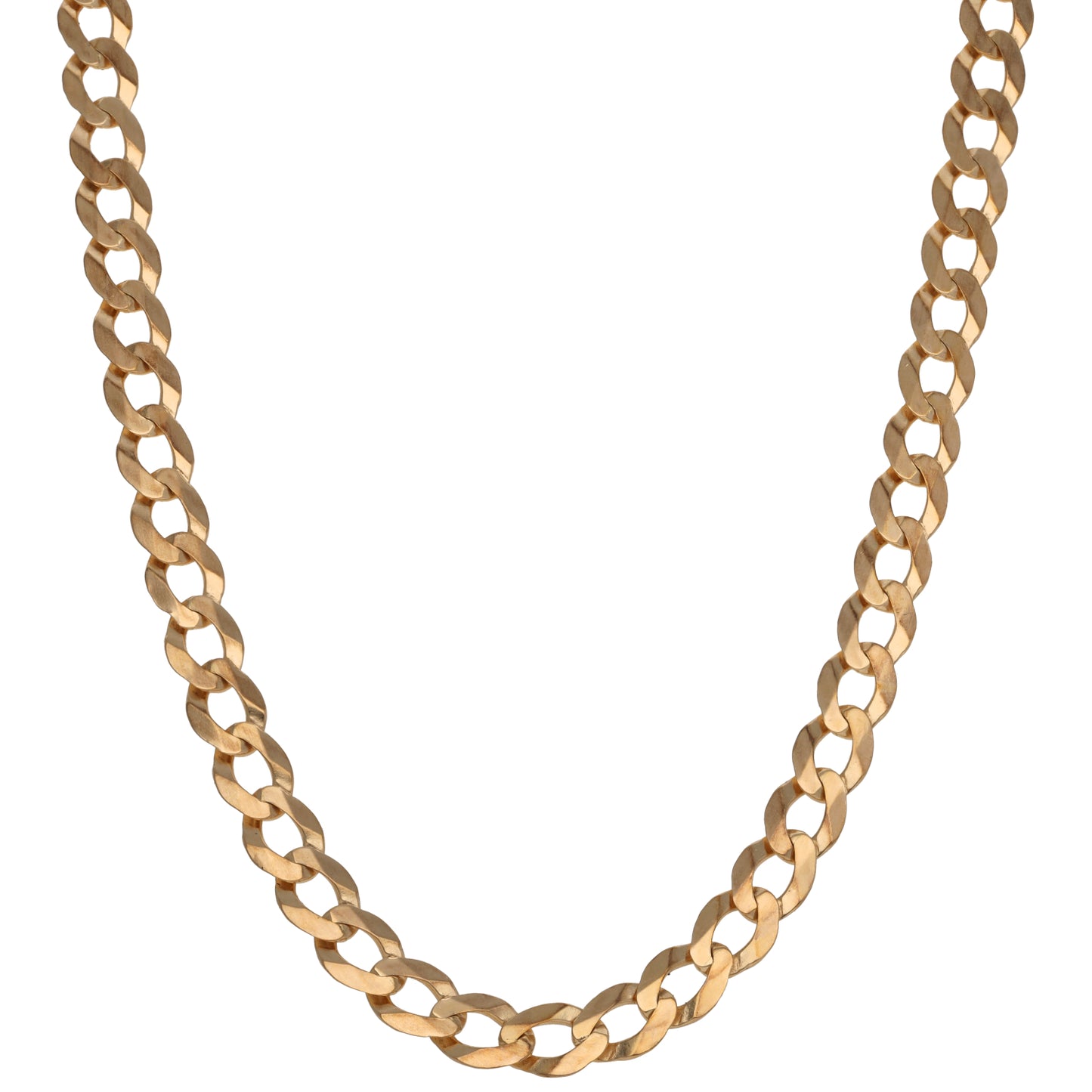 9ct Gold Curb Chain 20"